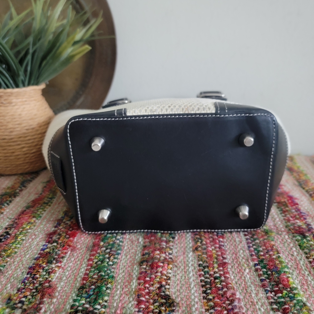 Rare Coach Raffia Handbag - Picture 6 of 12